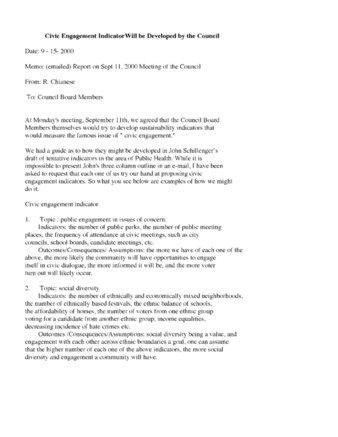 Email to Sustainability Council Board Members thumbnail