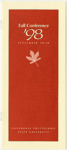 Fall Conference, 1998 thumbnail