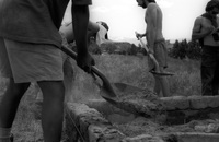 Gallegos farm, Horno construction 010 thumbnail