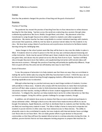 Cem Yesilyurt COVID-19 Journals thumbnail