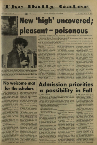 The Daily Gater 14 March 1967 thumbnail