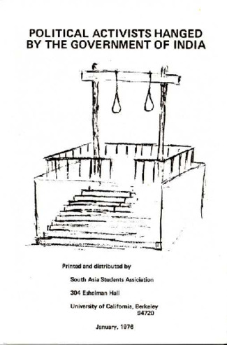 Political activists hanged by the government of India. thumbnail