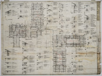 Lower roof framing plan for James and Madge Abernathy Residence, 1962 thumbnail