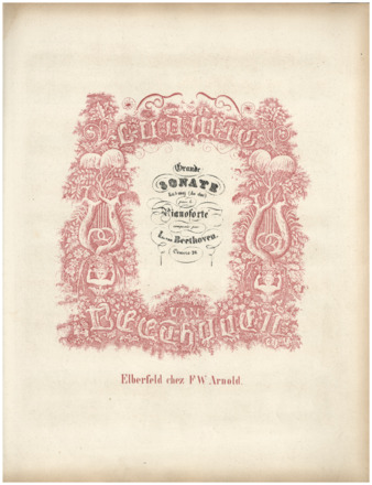 Piano Sonata no. 12 in A-flat major, op. 26, published by Arnold thumbnail