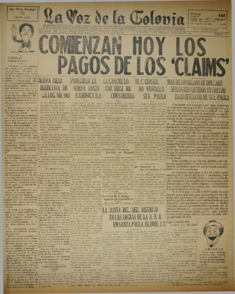 La Voz de La Colonia 10 de enero de 1929 thumbnail