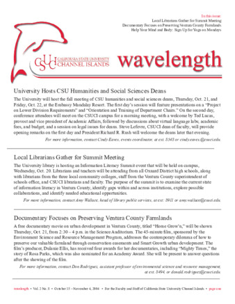 CSUCI Wavelength 2004_10_15-11_04 thumbnail