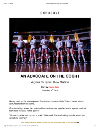 An advocate on the court thumbnail