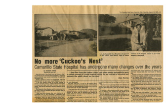 No More "Cuckoo's" Nest: Camarillo State Hospital has Undergone Many Changes Over the Years thumbnail