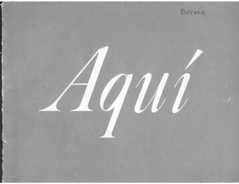 "Aqui: Latin American Artists Living and Working in the United States" Exhibition Catalogue thumbnail