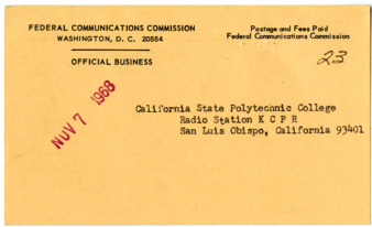 FCC Receipt for 'License (BPED-895) for new FM non-commercial educational b/c station' thumbnail