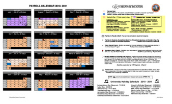 2010-2011 Payroll Calendar thumbnail
