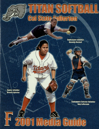 2001 Softball Media Guide thumbnail