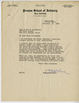 Letter from Superintendent H. Close to Grace E. Barneberg, February 13, 1929 thumbnail
