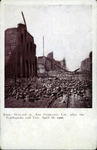 Howard Street in ruins after the 1906 earthquake. thumbnail