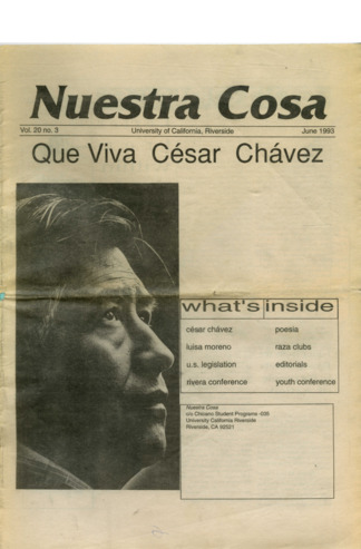 Nuestra Cosa Volume 20 No. 3 thumbnail
