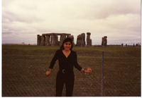 Michele Serros at Stonehenge thumbnail