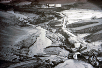 The Remains of the Highway 99 (now I5) Bridge Over Santa Clara River after the Flood thumbnail