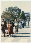 [Group marching on N. Perimeter Rd.] thumbnail