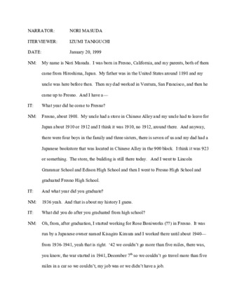 Nori Masuda interview thumbnail