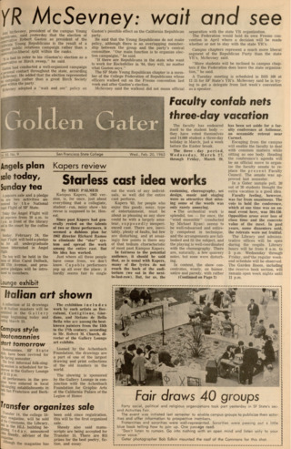 Golden Gater 20 February 1963 thumbnail