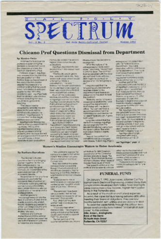Cal Poly Spectrum, Winter 1992 thumbnail