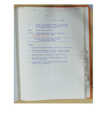 Quarterly internal report on enrollment, 4-week term, Summer 1964 thumbnail