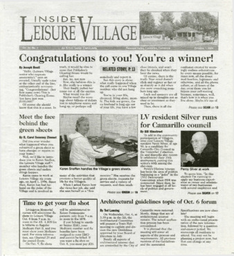 Inside Leisure Village Vol. 26 No. 1 thumbnail