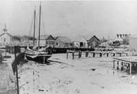 Boat at the Alviso wharf. thumbnail