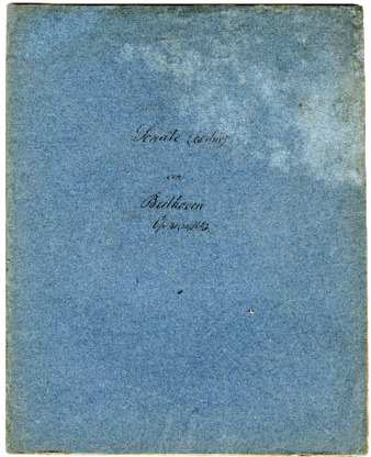 Trois sonates pour le piano composées par Louis van Beethoven. Oeuv. 31 (ou 29) No. [3]. thumbnail