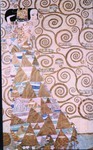 Expectation, study for the wall mosaic in the dining room to the Palais Stoclet in Brussels thumbnail