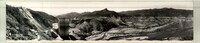 Panoramic of the Ruins San Francisquito Reservoir, Los Angeles County, March 20, 1928 thumbnail