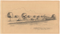 San Gabriel County Water District, Longden Reservoir Site, perspective west thumbnail