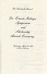 Dr. Ernesto Galarza Scholarship Symposium Program 1997 thumbnail