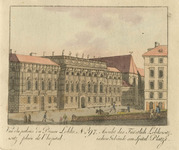 View of the palace of Prince Lobkowitz on the hospital plaza thumbnail