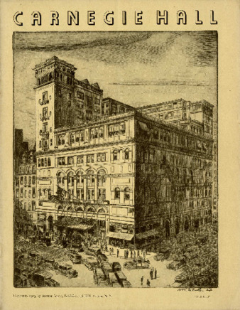 Carnegie Hall programs, Artur Schnabel, 1935 thumbnail
