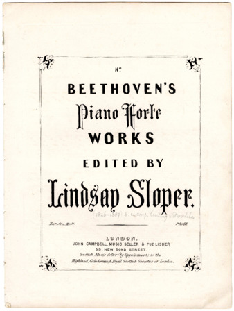 Piano Sonata no. 14 in C# minor, op. 27, no. 2, edited by Sloper thumbnail