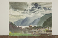 Brunen With Lake And Mountain Storm thumbnail