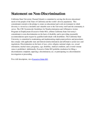 Statement on Non-Discrimination (website) thumbnail