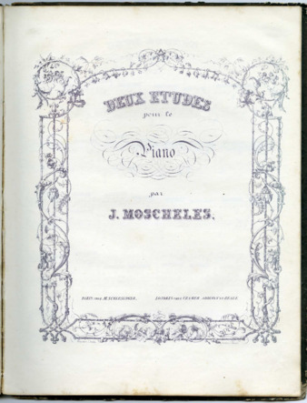 Deux etudes pour le piano par J. Moscheles thumbnail