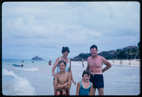 Pickford family on Oahu beach thumbnail