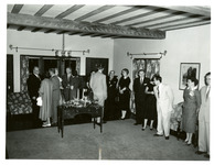 Receiving Line in the Kellogg-Voorhis Manor House the Evening of the President's Reception thumbnail