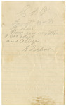 Note from G. Schow to Ah Louis, August 29, 1939 thumbnail