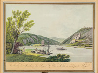 Plate 08. View of the Mouse Tower near Bingen thumbnail