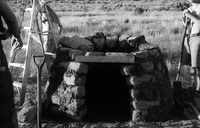 Gallegos farm, Horno construction 089 thumbnail