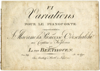Variations for piano in F major, op. 34 thumbnail