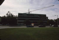[View of Kennedy Library while under construction] thumbnail