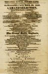 Theatre Royal, Drury-Lane, Wednesday, March 31,1819, a grand selection of ancient & modern music thumbnail