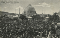 Crowds in the South Gardens Showing Horticultural Building thumbnail