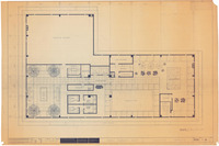 Doheny Towers, pool terrace plan, drawing no. P-10 thumbnail