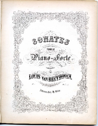 Sonates pour le Piano-forte composées par Louis van Beethoven. No. [11] thumbnail